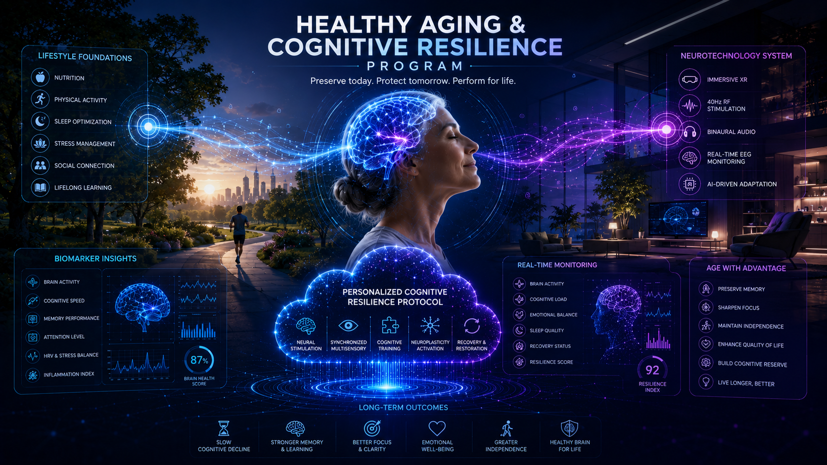 Healthy aging and cognitive resilience program