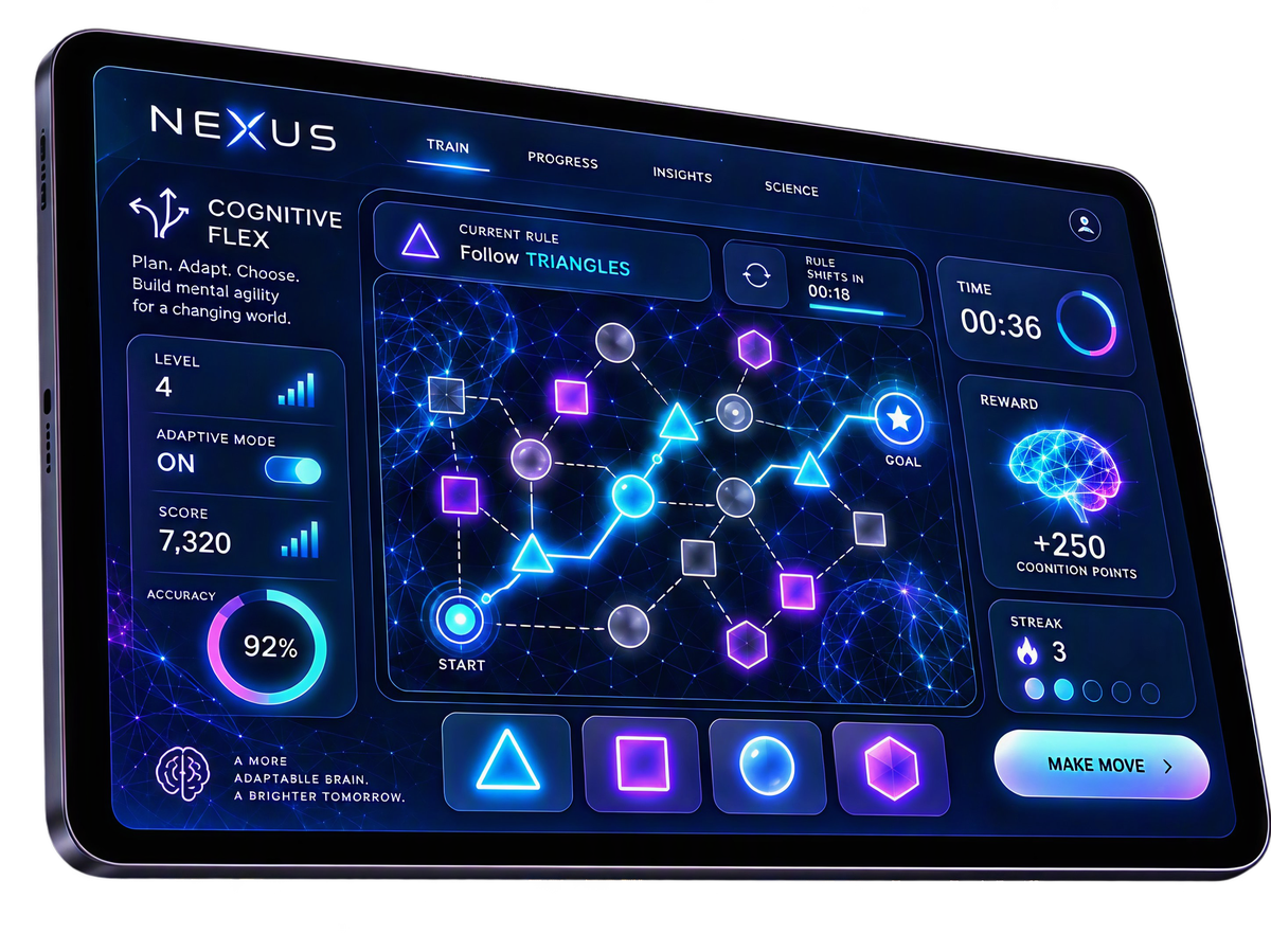 NEXUS cognitive flex adaptive rule-switching challenge
